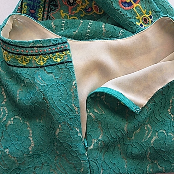 Champagne & Strawberries Embroid Dress - Picture 6 of 8